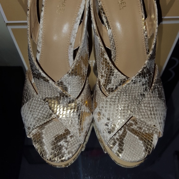 NEW MICHAEL MICHAEL KORS BECKY DRESS SANDALS - Picture 7 of 8